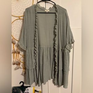 Kori Sage Green Kimono